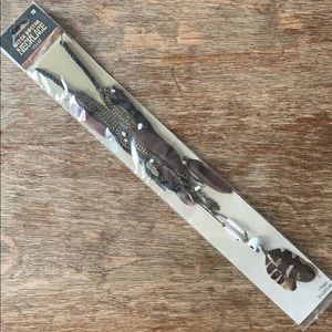 “Witch Doctor” costume necklace with feathers